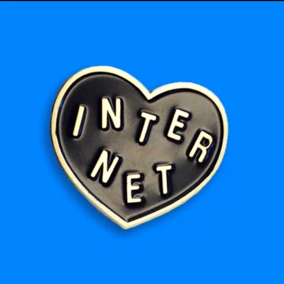 Tumblr Net Neutrality Internet Enamel Pin circa 2015 - Picture 1 of 2